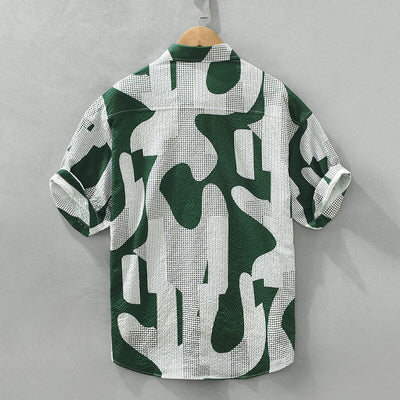 Aurelius - Sommerhemd mit geometrischem Muster