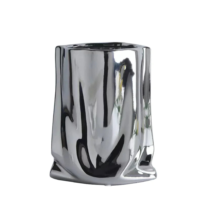 Mirage - Elegant sølv reflekterende vase