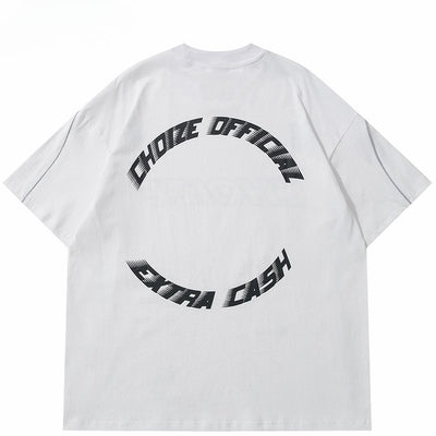 Damon - grafisk t-shirt med piping