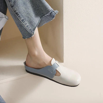Sophia - Minimalistiske flade sko med spænde