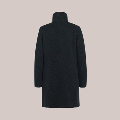 Milo - Klassisk bouclé frakke med høj krave